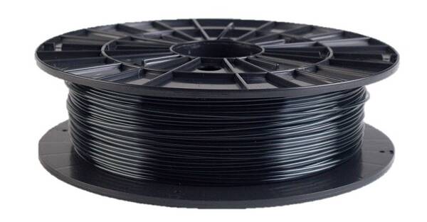 Tisková struna Filament PM 1,75 PETG, 0,5 kg (F175PETG_TBK) černá/průhledná
