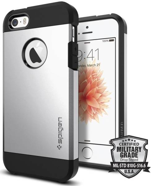 Kryt na mobil Spigen Tough Armor Apple iPhone 5/5s/SE (041CS20251) stříbrný