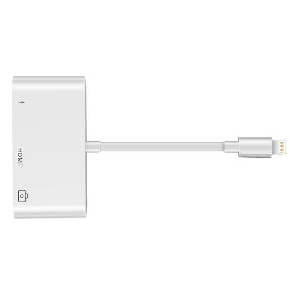 Redukce COTECi 3v1 Lightning/HDMI, USB, Lightning (33007) bílá (lehce opotřebené 8802126126)