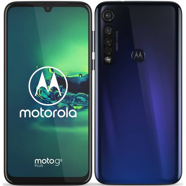 Mobilní telefon Motorola Moto G8 Plus (PAGE0010PL) modrý