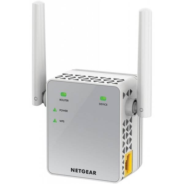 Wi-Fi extender NETGEAR EX3700 (EX3700-100PES) biely