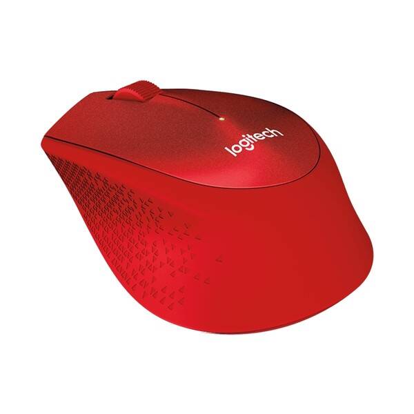 Myš Logitech Wireless Mouse M330 Silent Plus (910-004911) červená