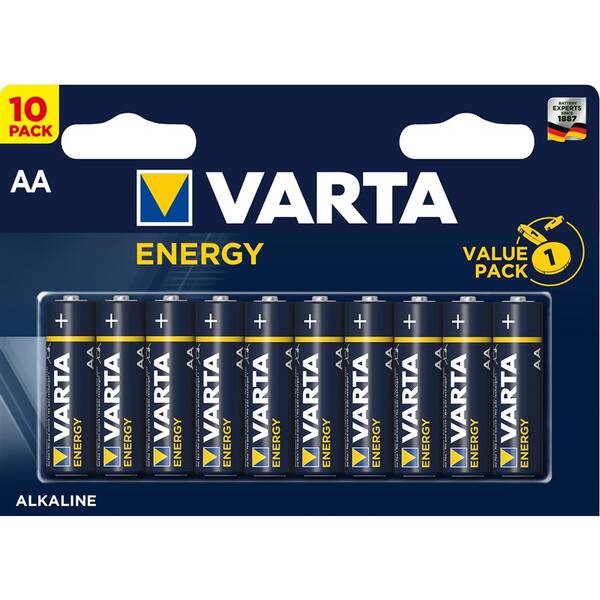 Batéria alkalická Varta Energy AA, LR06, blister 10ks (4106229491)