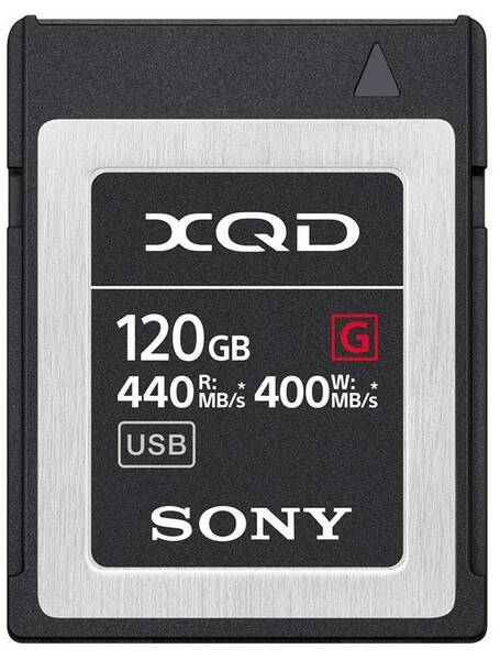 Paměťová karta Sony XQD G 120 GB (440R/400W) (QDG120F)