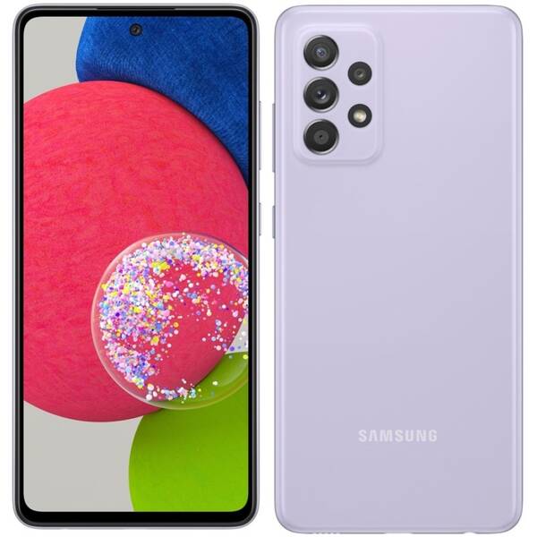 Mobilný telefón Samsung Galaxy A52s 5G 128GB (SM-A528BLVCEUE) fialový