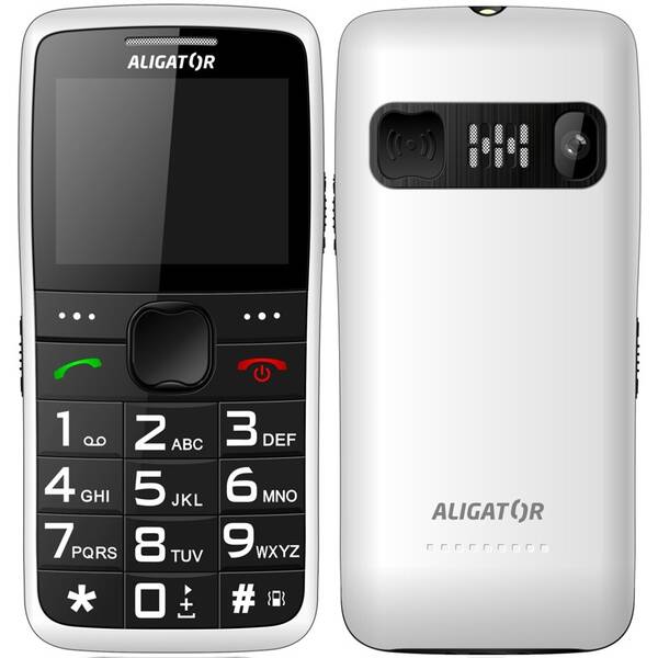 Mobilní telefon Aligator A675 Senior (A675WT) bílý