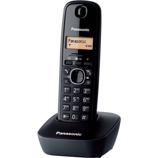 Domáci telefón Panasonic KX TG1611FXH DECT (KX-TG1611FXH) čierny