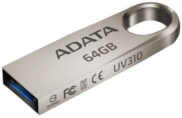 USB Flash ADATA UV310 64GB (AUV310-64G-RGD) kovový