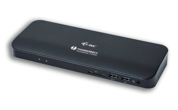 Dokovací stanice i-tec Thunderbolt 3 Dual 4K + USB-C na DisplayPort (1,5 m) + Power Adapter 180W (TB3HDMIDOCKPLUS) (jako nové 8801461754)