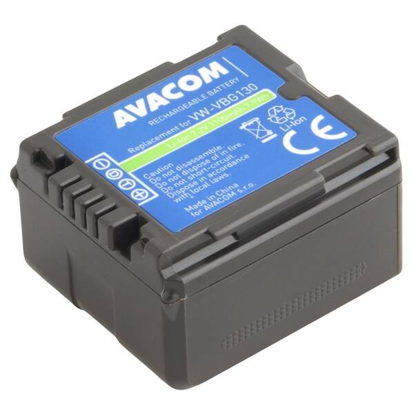 Batéria Avacom Panasonic VW-VBG130, DMW-BLA13 Li-Ion 7.2V 1100mAh 7.9Wh (VIPA-G130-B1100)