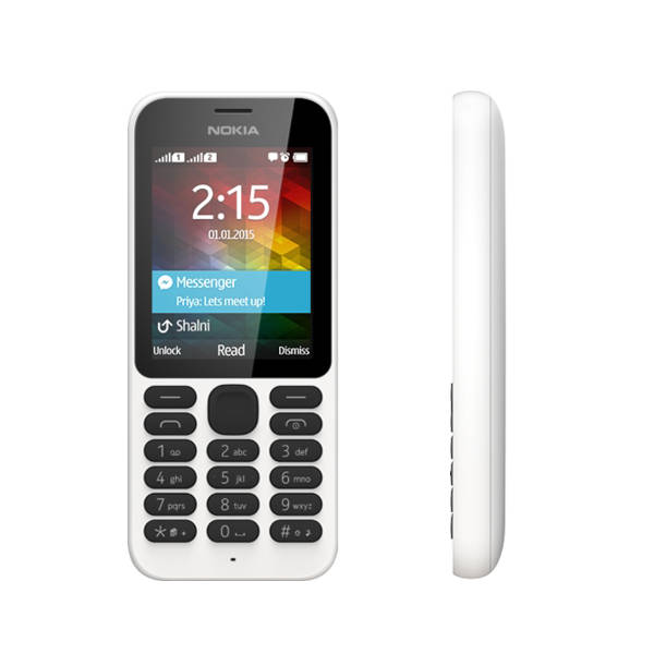Mobilní telefon Nokia 215 DualSim (A00023211) bílý