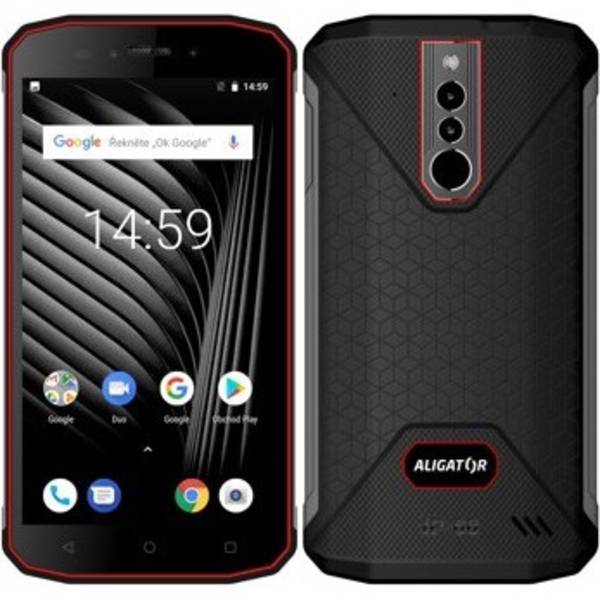Mobilní telefon Aligator RX600 eXtremo (ARX600BR) černý/červený