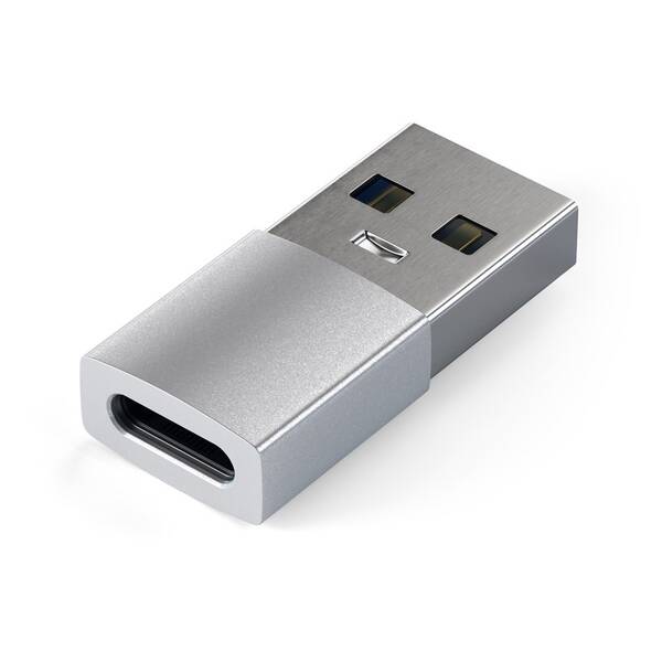 Redukce Satechi USB-C/USB 3.0 (ST-TAUCS) stříbrná (lehce opotřebené 8801323546)