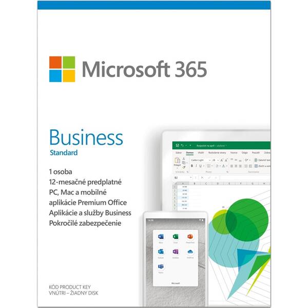 Softvér Microsoft 365 Business standard SK (KLQ-00476)