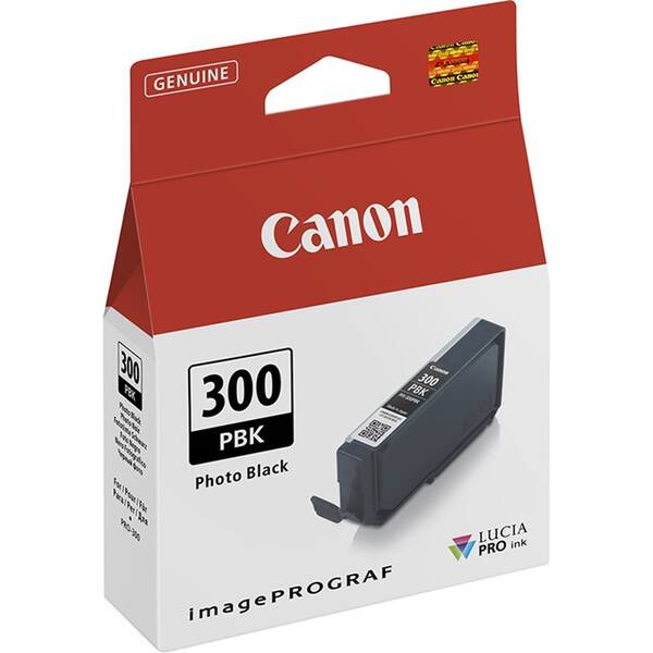 Inkoustová náplň Canon PFI-300, 14,4 ml, PBK foto černá (4193C001)