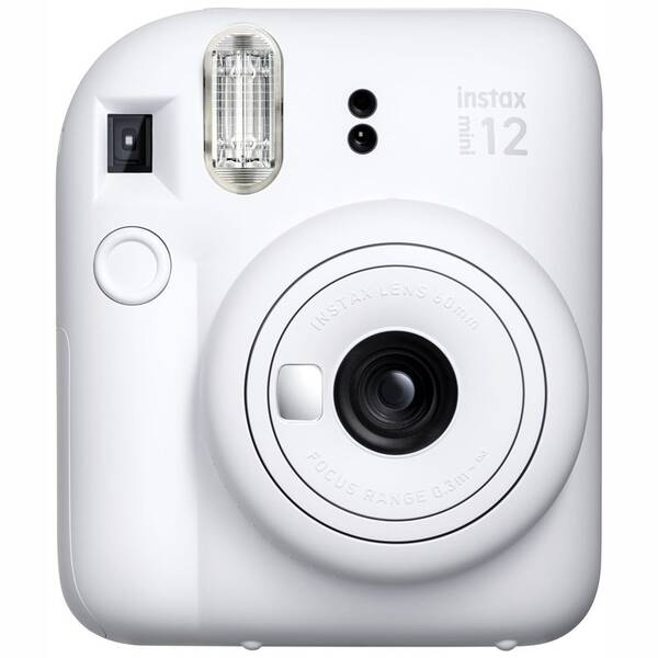 Instantní fotoaparát Fujifilm Instax mini 12 + 20 papírů + fotoalbum (Summer bundle) bílý