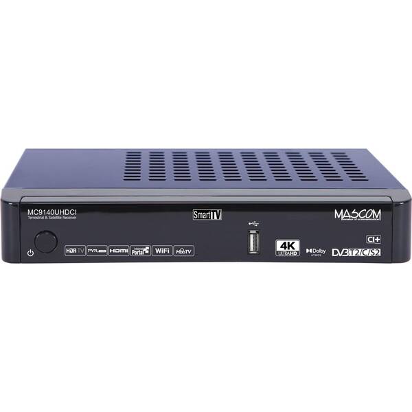 Satelitný prijímač Mascom MC9140 COMBO (DVB-T2)