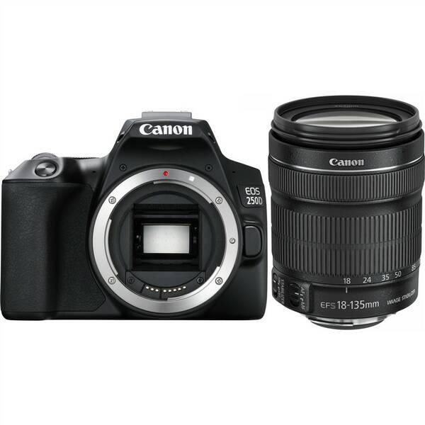 Digitální fotoaparát Canon EOS 250D + 18-135 IS STM (3454C019) černý