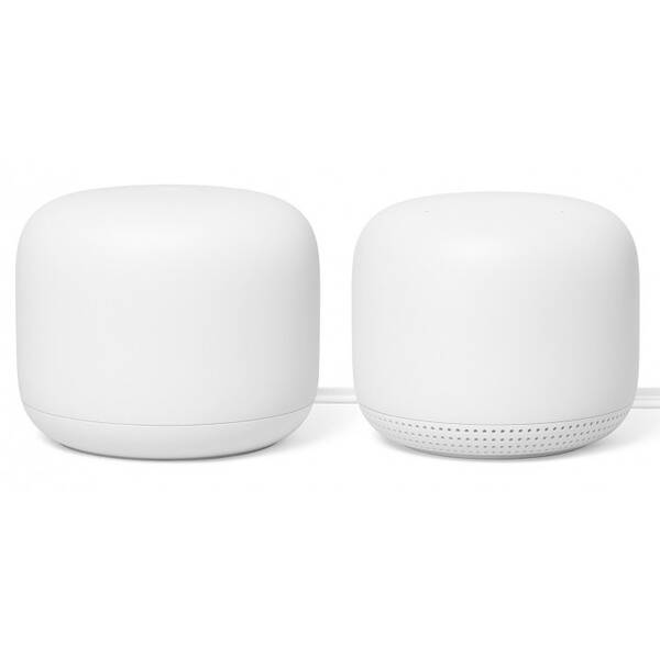 Router Google NEST Wi-Fi (2-pack) biely