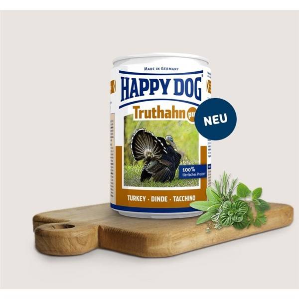 Konzerva HAPPY DOG Truthahn Pur - 100% krůtí maso 400 g
