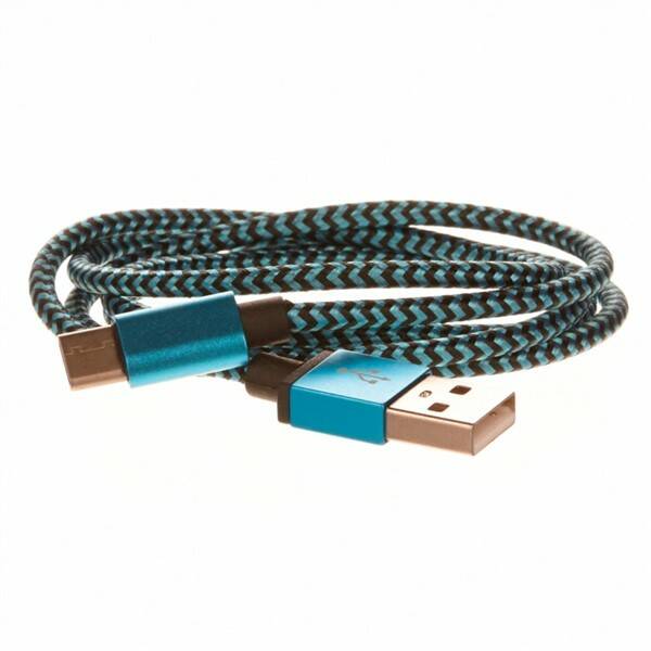 Kabel CellFish USB/USB-C, 1m (PLUSBCKABELBLUE) modrý