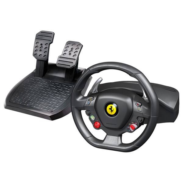 Volant Thrustmaster Ferrari 458 Italia pro PC, Xbox 360  + pedály (4460094) černý/červený