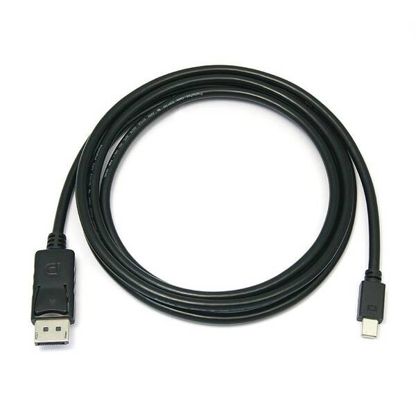 Kábel PremiumCord Mini DisplayPort / DisplayPort, M/M, 1m (kport2-01) čierny