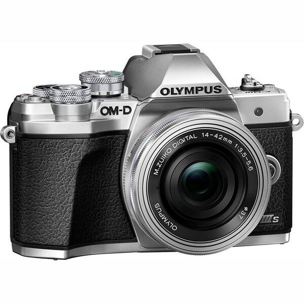 Digitální fotoaparát Olympus E-M10 III S 1442 EZ Pancake Kit (V207112SE000) stříbrný