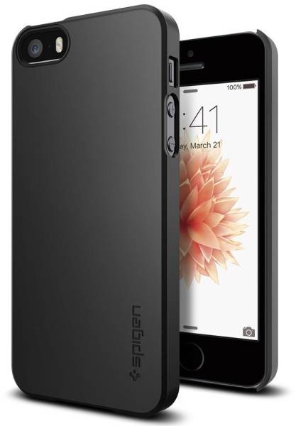 Kryt na mobil Spigen Thin Fit Apple iPhone SE/5s/5 (041CS20168) černý