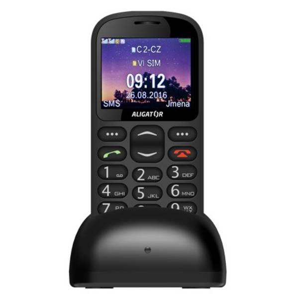 Mobilní telefon Aligator A880 GPS Senior (A880BK) černý