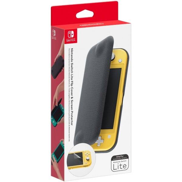 Pouzdro Nintendo - Flip Cover pro Nintendo Switch Lite (NSPL02) šedé (vráceno - použito 8801312242)