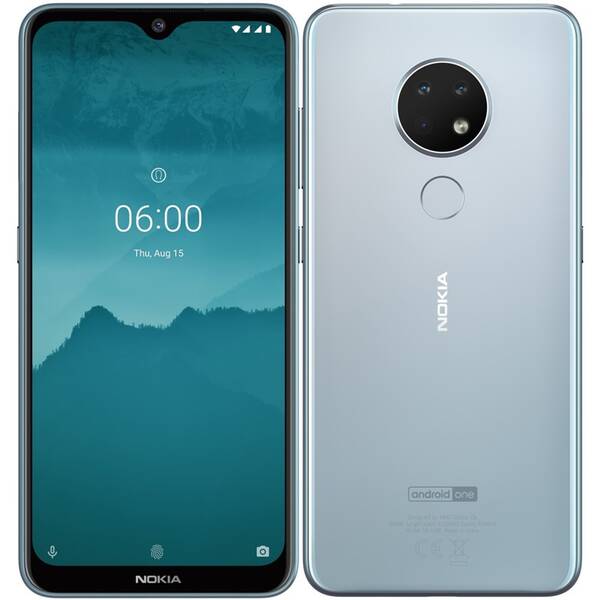 Mobilní telefon Nokia 6.2 Dual SIM (6830AA002409) stříbrný