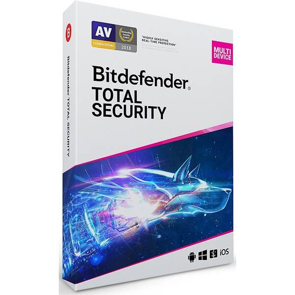 Softvér Bitdefender Total Security 5 zařízení (TS01ZZCSN1205LEN_BOX )