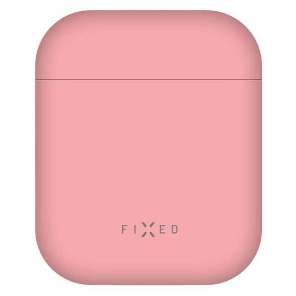 Puzdro FIXED Silky pro Apple Airpods (FIXSIL-753-PI) ružové