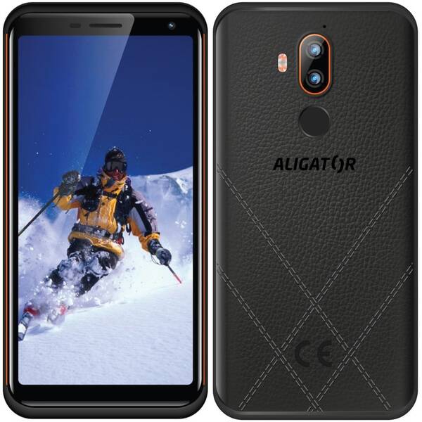 Mobilný telefón Aligator RX800 eXtremo (ARX800BO) čierny/oranžový