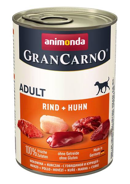 Konzerva Animonda Adult Gran Carno hovězí + kuře 400g