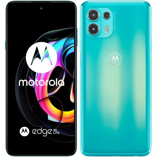 Mobilný telefón Motorola Edge 20 Lite 5G - Lagoon Green (PANE0044PL)