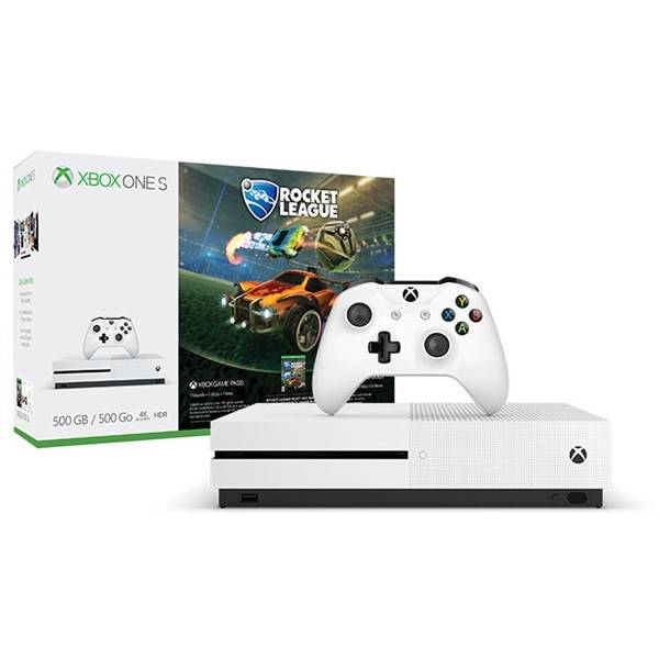 Herní konzole Microsoft Xbox One S 500GB Xbox One S Rocket League; 3-mesačné Xbox LIVE GOLD (ZQ9-00328)
