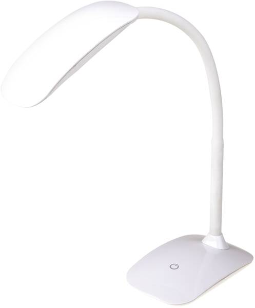Stolní LED lampička EMOS MA66-DW stmívatelná, 7W (MA66-D-USB-WHITE) bílá