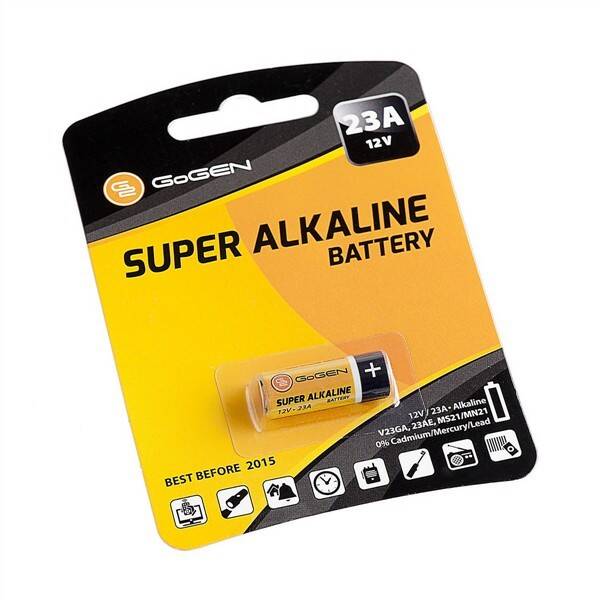 Batéria alkalická GoGEN SUPER ALKALINE 23A, blister 1ks (GOG23AALKALINE1)