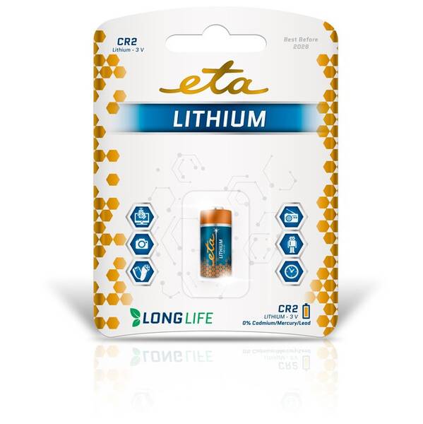 Batéria lítiová ETA PREMIUM CR2, blister 1ks (CR2LITH1)