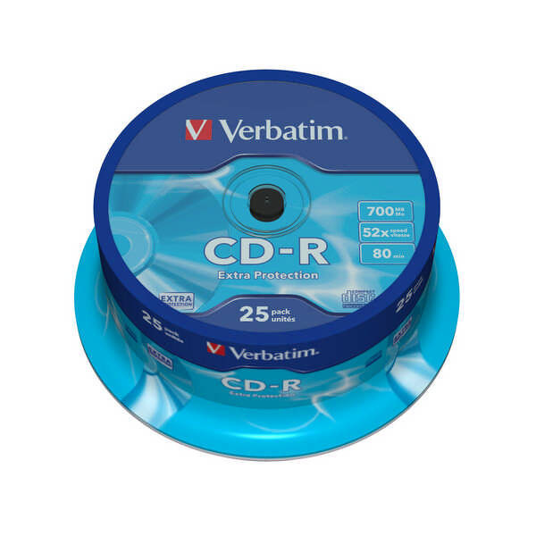 Disk Verbatim Extra Protection CD-R DL 700MB/80min, 52x, 25-cake (43432)