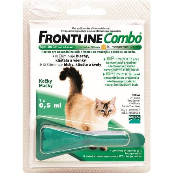 Pipeta Frontline Combo Spot - on Cats  1 x 0,5 ml (malé kočky)