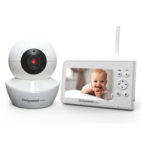 Dětská elektronická chůva Babysense Video Baby Monitor V43 bílá (zánovní 8801533877)