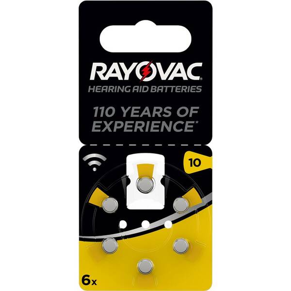 Batéria do načúvacích prístrojov Varta Rayovac 10, blistr 6ks (4610945416)