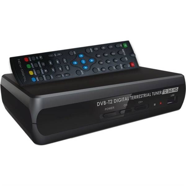 Set-top box NEW DIGITAL T2 265 HD černý (zánovní 8801674048)