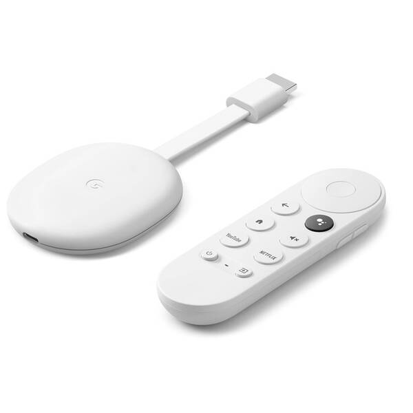 Multimediálne centrum Google Chromecast Google TV 4K biely