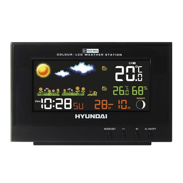 Meteorologická stanice Hyundai WS 2202 černá