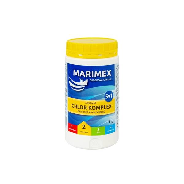 Bazénová chémia Marimex Chlor Komplex 5v1 1kg