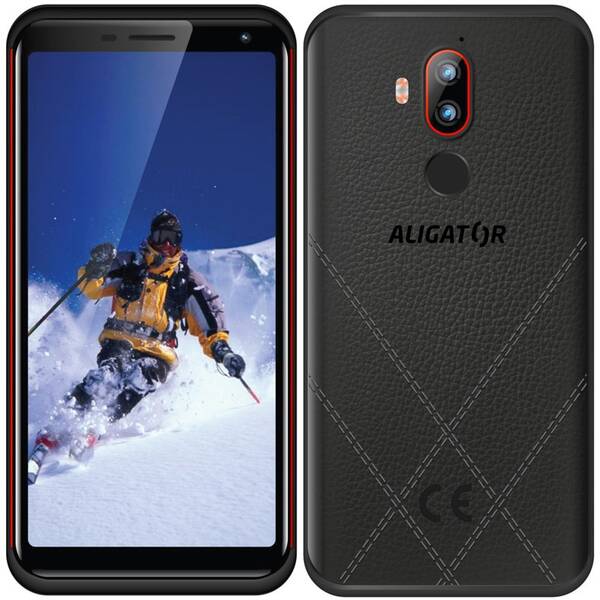 Mobilný telefón Aligator RX800 eXtremo (ARX800BR) čierny/červený
